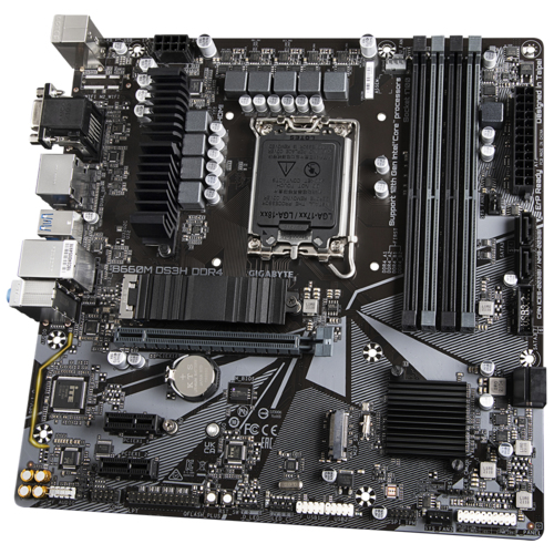 Bekijk afbeelding 4 van Gigabyte 1700 B660M DS3H DDR4 - 2xM.2/2xDP/HDMI/VGA/Ã‚ÂµATX